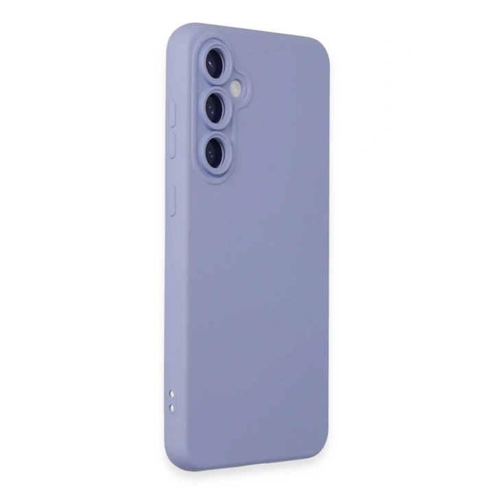 Mey İthalat®  Samsung Galaxy S24 Kılıf Nano içi Kadife Silikon - Lila