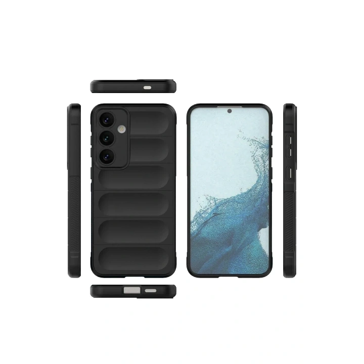 Mey İthalat®  Samsung Galaxy S24 Kılıf Optimum Silikon - Siyah