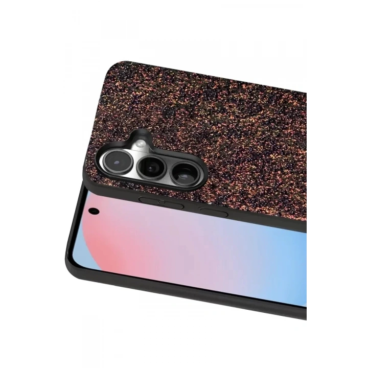 Mey İthalat®  Samsung Galaxy S24 Plus Bright Simli Kapak - Derin Mor