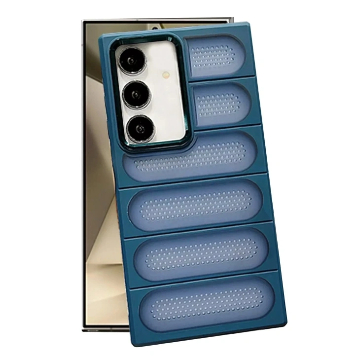 Mey İthalat®  Samsung Galaxy S24 Plus Kılıf Airmax Silikon Kapak - Lacivert