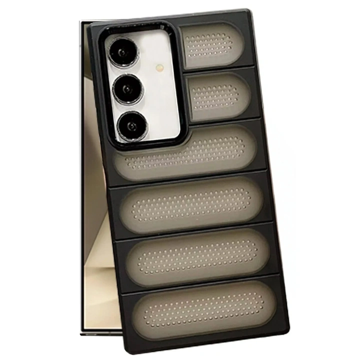 Mey İthalat®  Samsung Galaxy S24 Plus Kılıf Airmax Silikon Kapak - Siyah