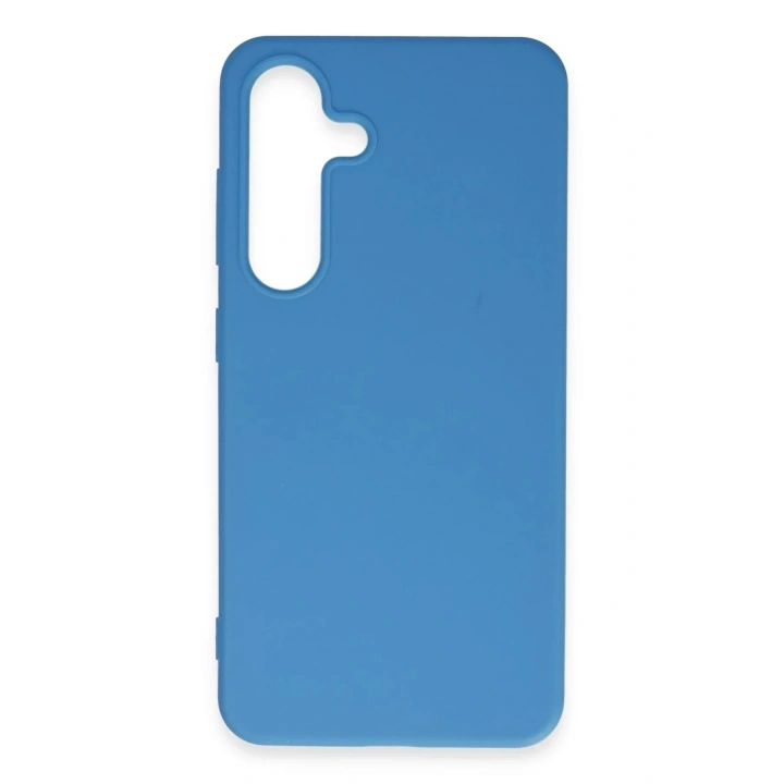 Mey İthalat®  Samsung Galaxy S24 Plus Kılıf First Silikon - Mavi