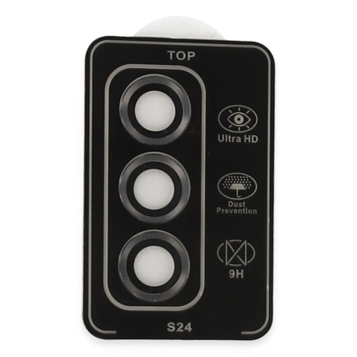 Mey İthalat®  Samsung Galaxy S24 PVD Metal Kamera Lens - Titan Gri