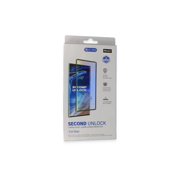 Mey İthalat®  Samsung Galaxy S24 Ultra Durable Full Glue Curved Hayalet Cam