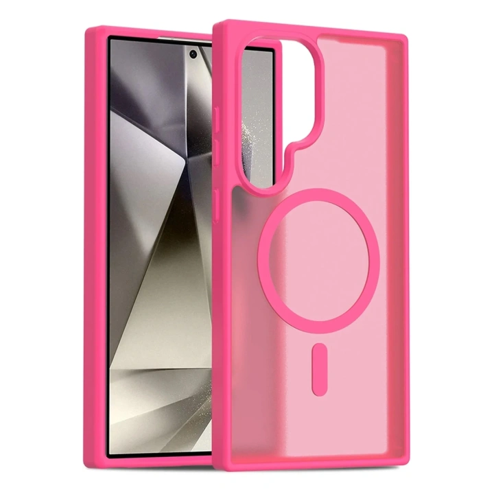 Mey İthalat®  Samsung Galaxy S24 Ultra Jota Magsafe Kapak - Rose