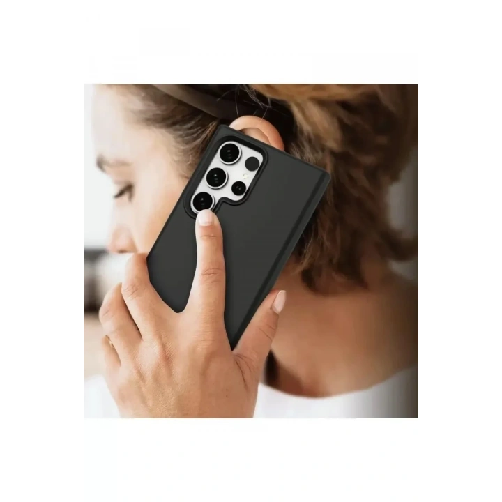 Mey İthalat®  Samsung Galaxy S24 Ultra Kılıf First Silikon - Koyu Yeşil