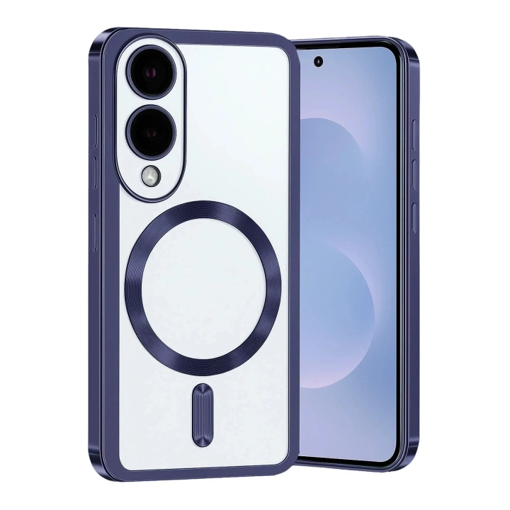 Mey İthalat®  Samsung Galaxy S25 Edge Kross Magneticsafe Kapak - Lacivert