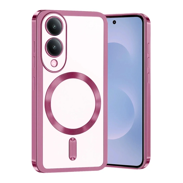 Mey İthalat®  Samsung Galaxy S25 Edge Kross Magneticsafe Kapak - Rose
