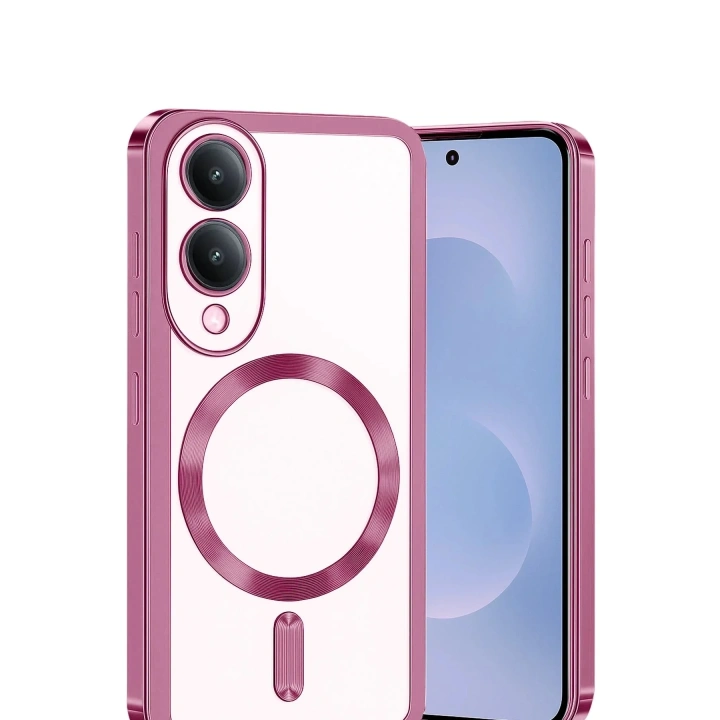 Mey İthalat®  Samsung Galaxy S25 Edge Kross Magneticsafe Kapak - Rose