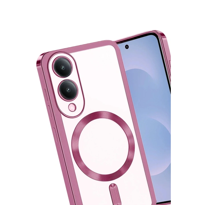 Mey İthalat®  Samsung Galaxy S25 Edge Kross Magneticsafe Kapak - Rose