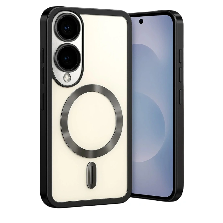 Mey İthalat®  Samsung Galaxy S25 Edge Kross Magneticsafe Kapak - Siyah