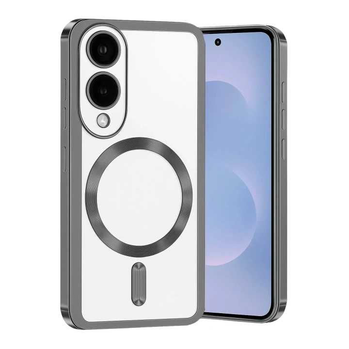 Mey İthalat®  Samsung Galaxy S25 Edge Kross Magneticsafe Kapak - Titan Gri