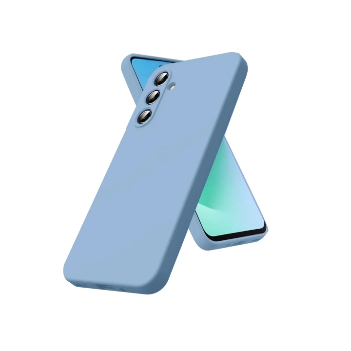 Mey İthalat®  Samsung Galaxy S25 FE First Silikon - Mavi