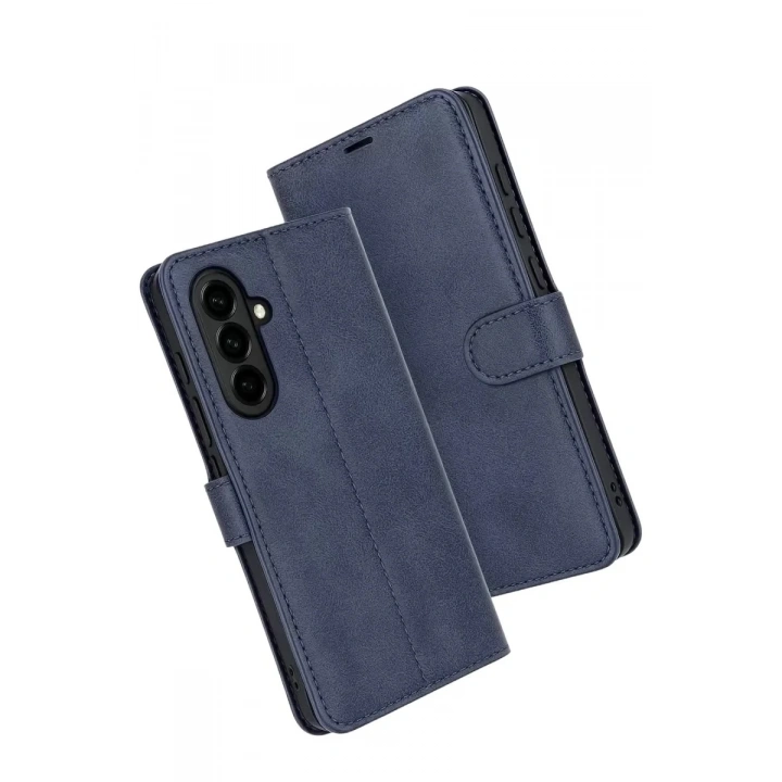 Mey İthalat®  Samsung Galaxy S25 FE Trend S Plus Kapaklı Kılıf - Lacivert