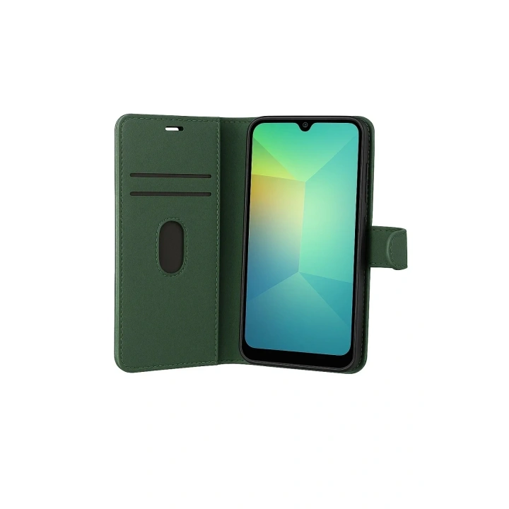 Mey İthalat®  Samsung Galaxy S25 FE Trend S Plus Kapaklı Kılıf - Yeşil