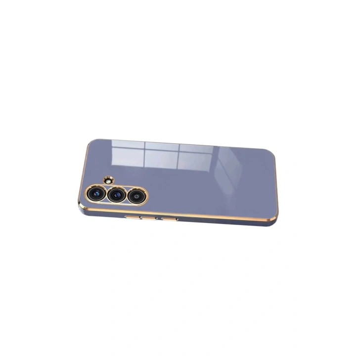 Mey İthalat®  Samsung Galaxy S25 FE Volet Silikon - Mavi
