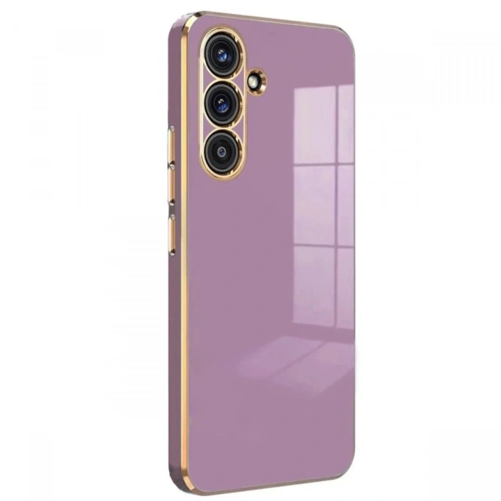Mey İthalat®  Samsung Galaxy S25 FE Volet Silikon - Mor