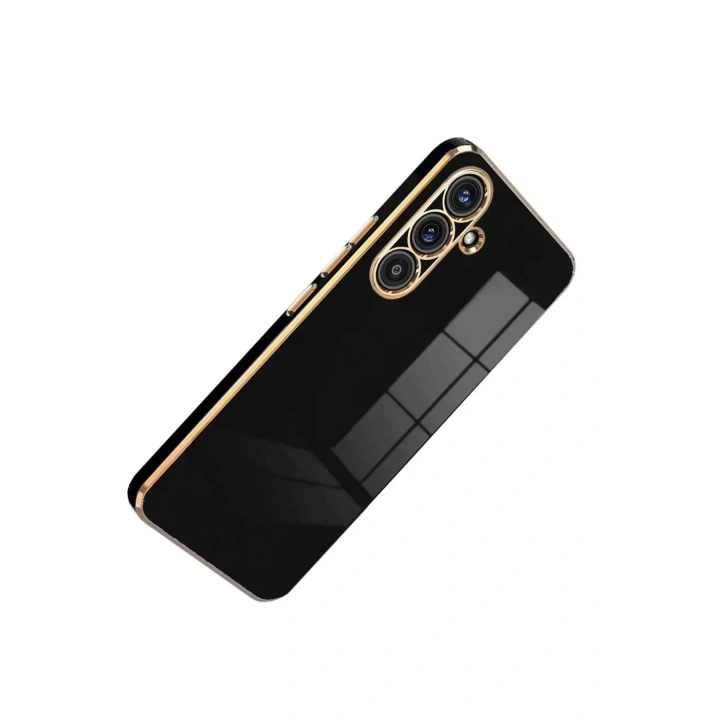 Mey İthalat®  Samsung Galaxy S25 FE Volet Silikon - Siyah