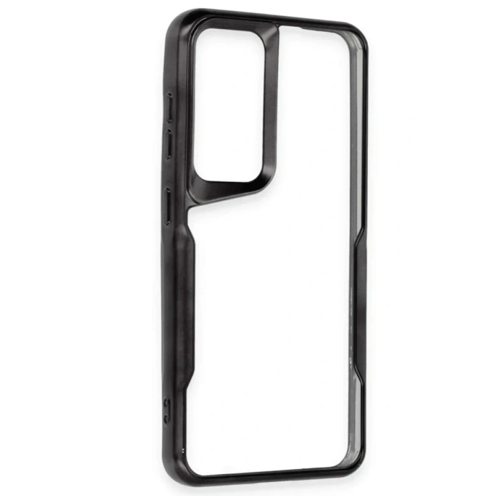 Mey İthalat®  Samsung Galaxy S25 Kılıf Boyi Silikon Kapak - Siyah
