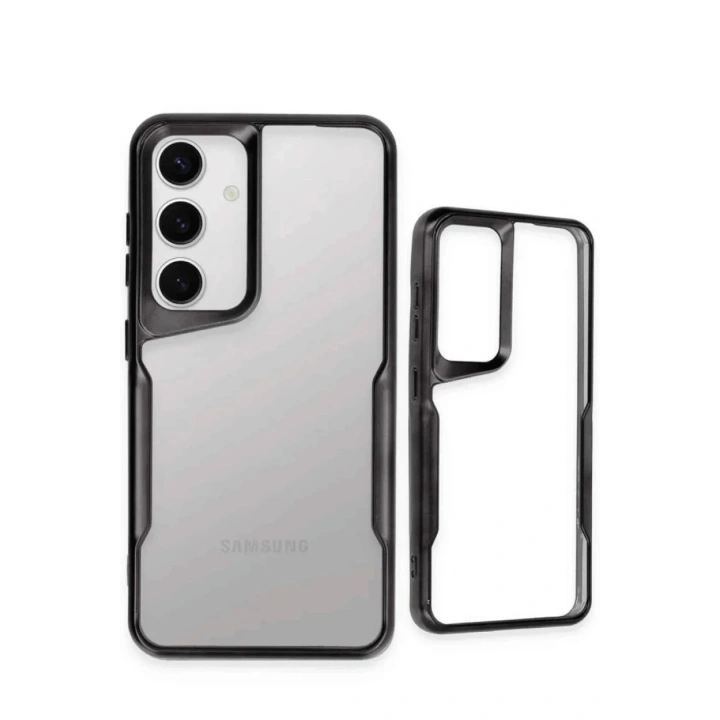 Mey İthalat®  Samsung Galaxy S25 Kılıf Boyi Silikon Kapak - Siyah