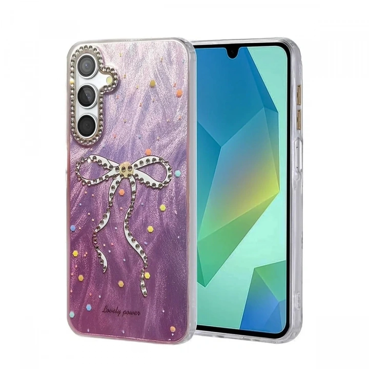 Mey İthalat®  Samsung Galaxy S25 Plus Kılıf Blade Aynalı Desenli Kapak - Desen 1
