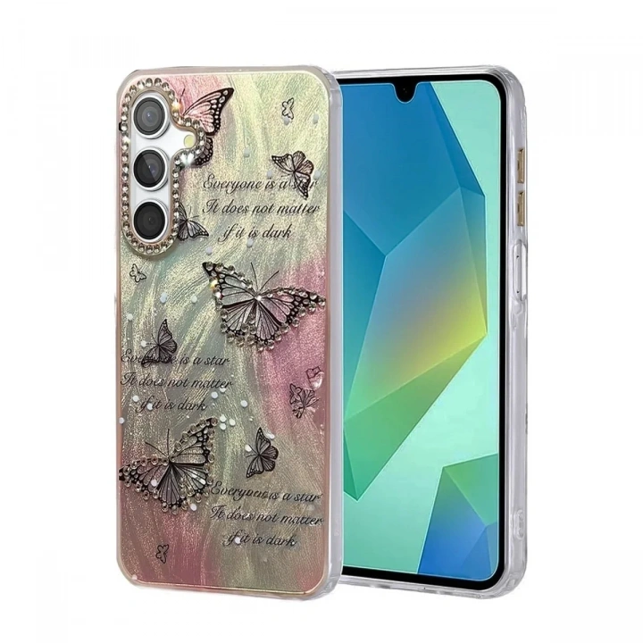 Mey İthalat®  Samsung Galaxy S25 Plus Kılıf Blade Aynalı Desenli Kapak - Desen 6