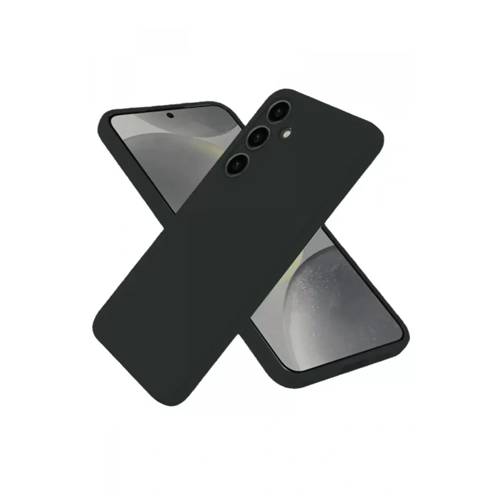 Mey İthalat®  Samsung Galaxy S25 Plus Kılıf Nano içi Kadife Silikon - Siyah