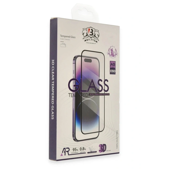 Mey İthalat®  Samsung Galaxy S25 Ultra Bilvis 3D Cam Ekran Koruyucu