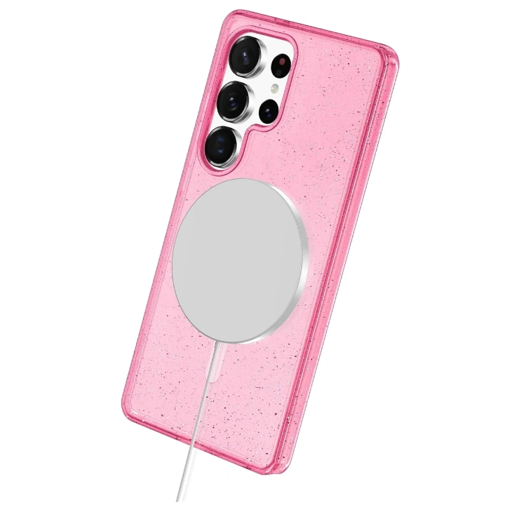 Mey İthalat®  Samsung Galaxy S25 Ultra Star Magsafe Kapak - Pembe