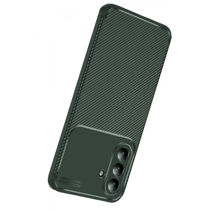 Mey İthalat®  Samsung Galaxy S26 Auto Focus Karbon Kapak - Koyu Yeşil