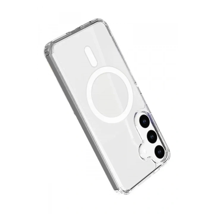 Mey İthalat®  Samsung Galaxy S26 Magneticsafe Şeffaf Silikon - Şeffaf