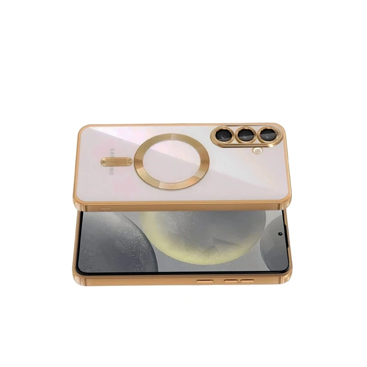 Mey İthalat®  Samsung Galaxy S26 Plus Kross Magneticsafe Kapak - Çöl Titanyum