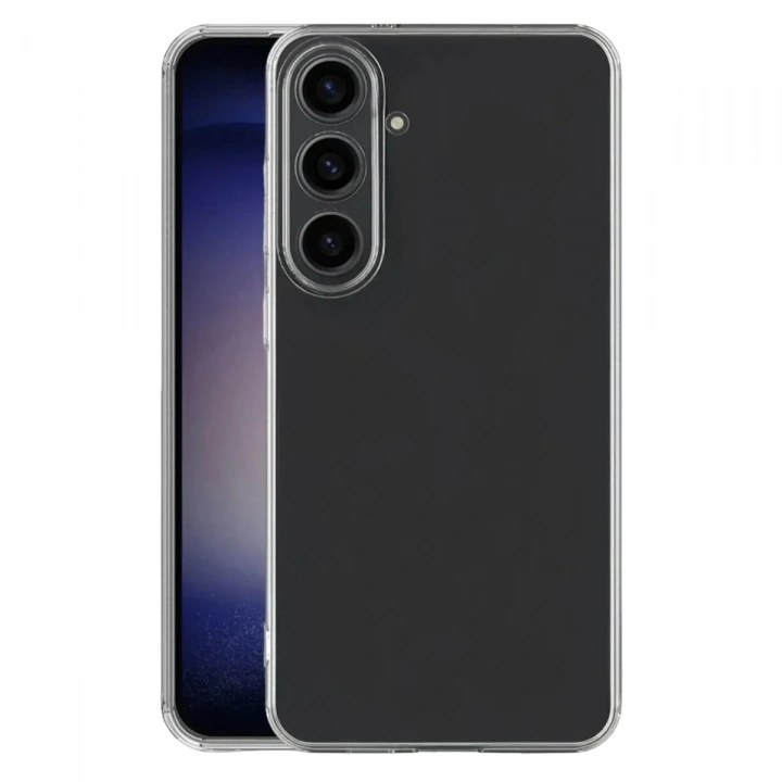 Mey İthalat®  Samsung Galaxy S26 Plus Lüx Şeffaf Silikon - Şeffaf