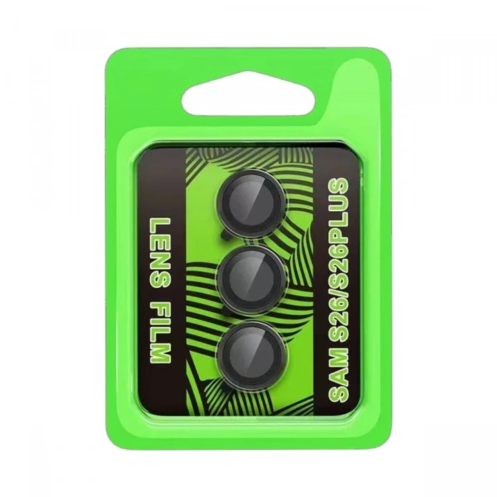 Mey İthalat®  Samsung Galaxy S26 Plus Raze Metal Kamera Lens - Siyah