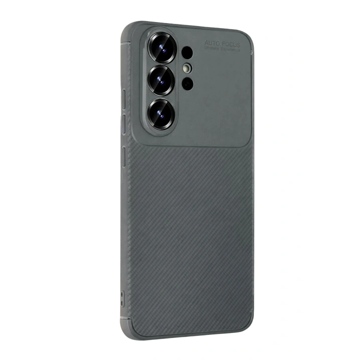 Mey İthalat®  Samsung Galaxy S26 Ultra Auto Focus Karbon Kapak - Gri