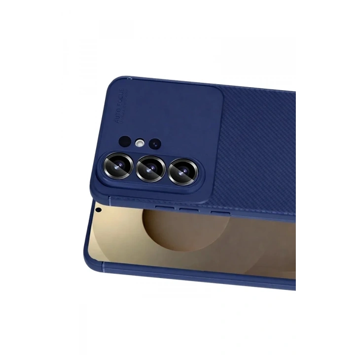 Mey İthalat®  Samsung Galaxy S26 Ultra Auto Focus Karbon Kapak - Lacivert
