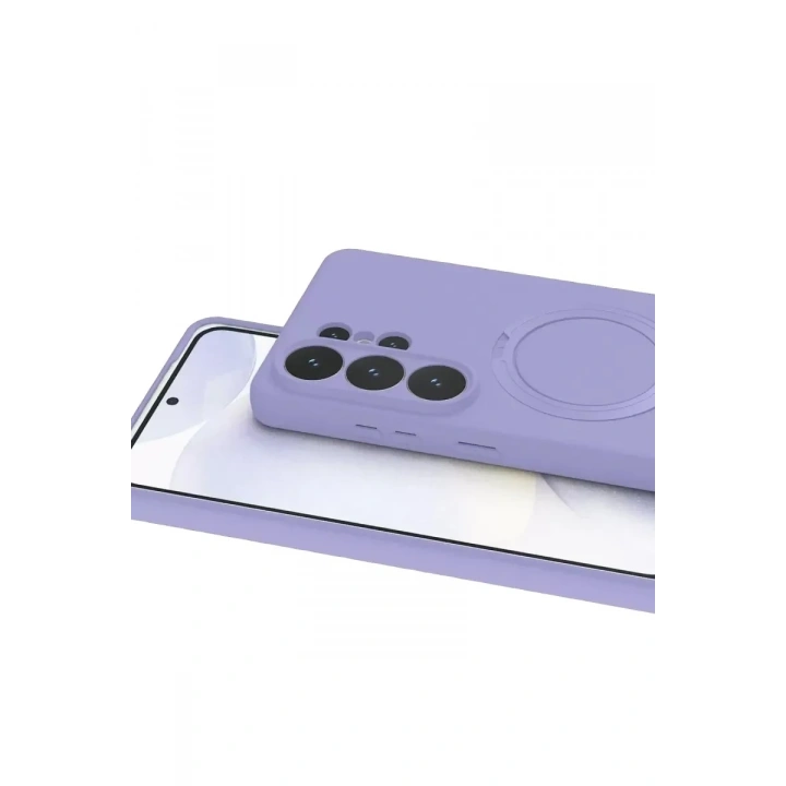 Mey İthalat®  Samsung Galaxy S26 Ultra Regal Magsafe Standlı Kapak - Lila