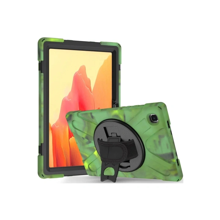 Mey İthalat®  Samsung Galaxy T220 Tab A7 Lite 8.7 Kılıf Amazing Tablet Kapak - Kamuflaj