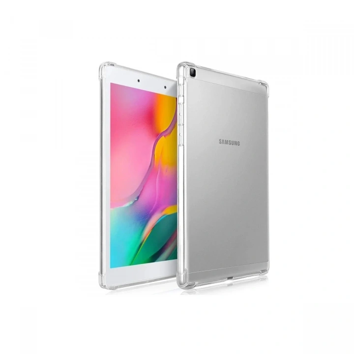Mey İthalat®  Samsung Galaxy T290 Tab A 8 Kılıf Anti Shock Tablet Silikon - Şeffaf