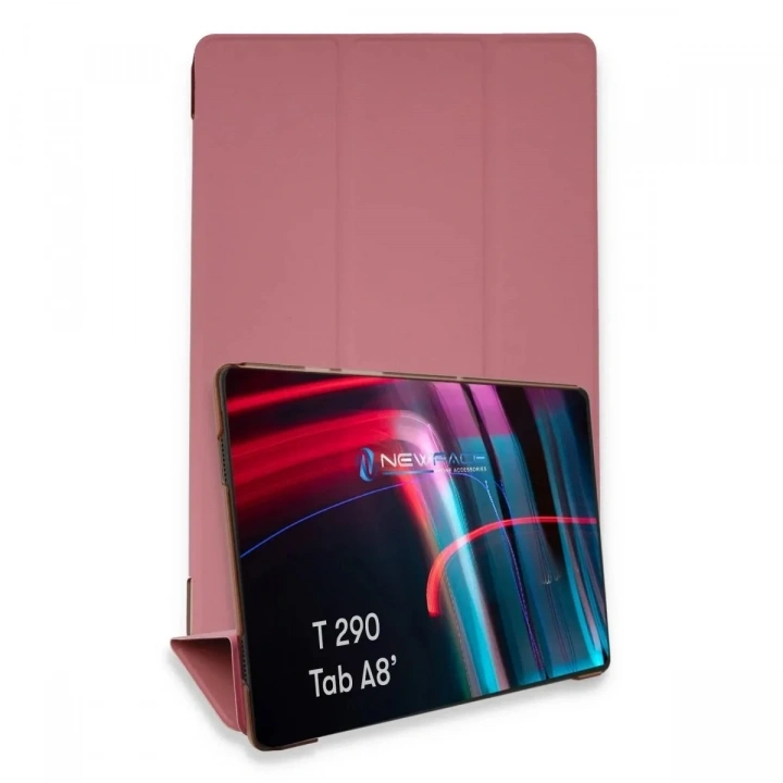 Mey İthalat®  Samsung Galaxy T290 Tab A 8 Kılıf Tablet Smart Kılıf - Pembe