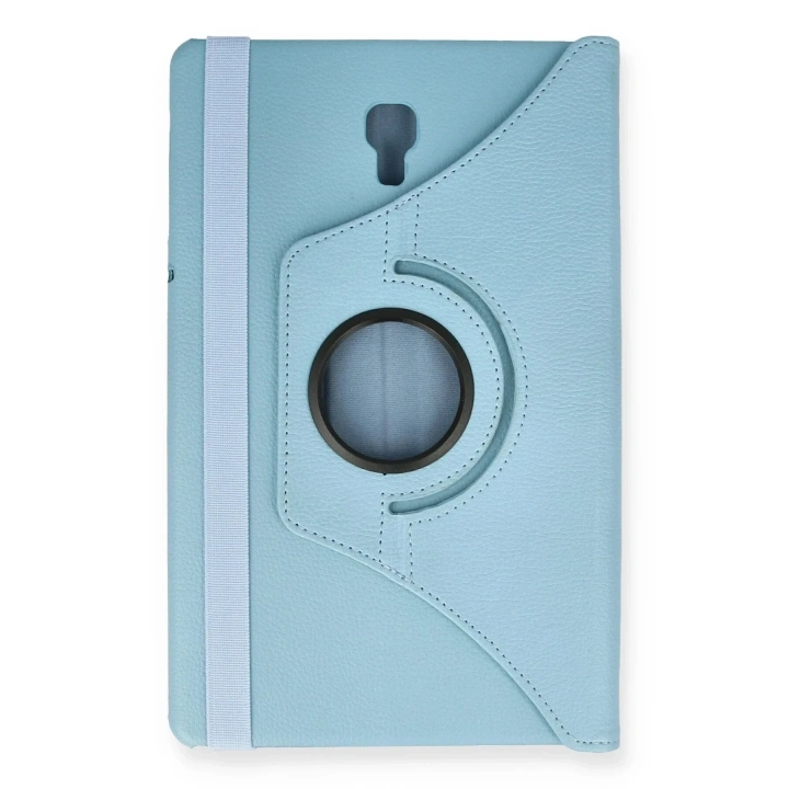 Mey İthalat®  Samsung Galaxy T590 Tab A 10.5 Kılıf 360 Tablet Deri Kılıf - Turkuaz
