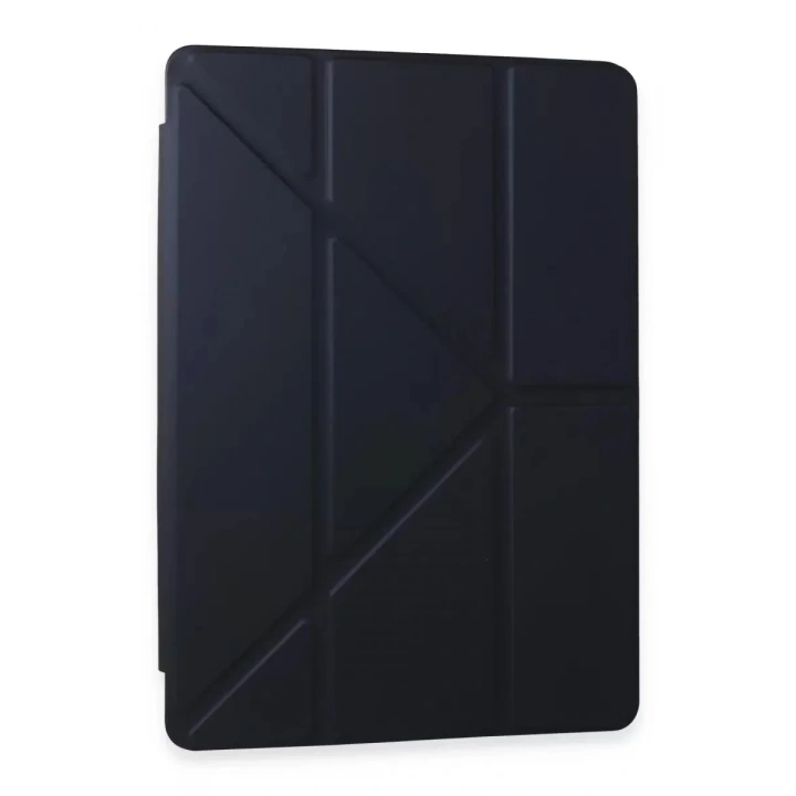 Mey İthalat®  Samsung Galaxy Tab A9 Kılıf Kalemlikli Mars Tablet Kılıfı - Lacivert