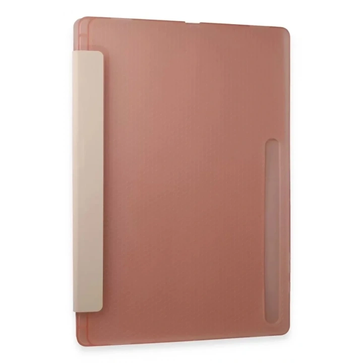 Mey İthalat®  Samsung Galaxy Tab A9 Kılıf Kalemlikli Mars Tablet Kılıfı - Rose Gold