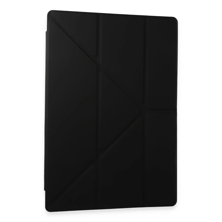 Mey İthalat®  Samsung Galaxy Tab A9 Kılıf Kalemlikli Mars Tablet Kılıfı - Siyah