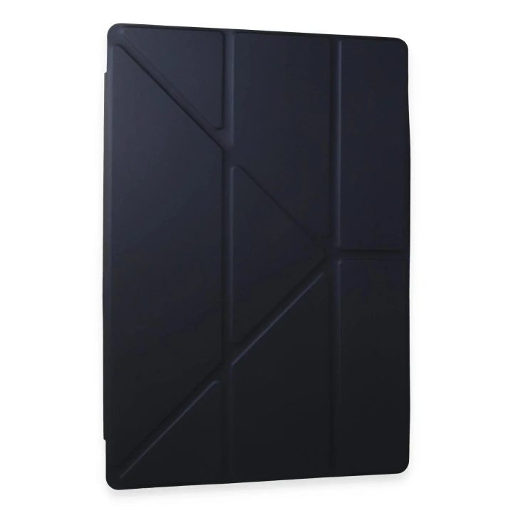 Mey İthalat®  Samsung Galaxy Tab A9 Plus Kılıf Kalemlikli Mars Tablet Kılıfı - Lacivert