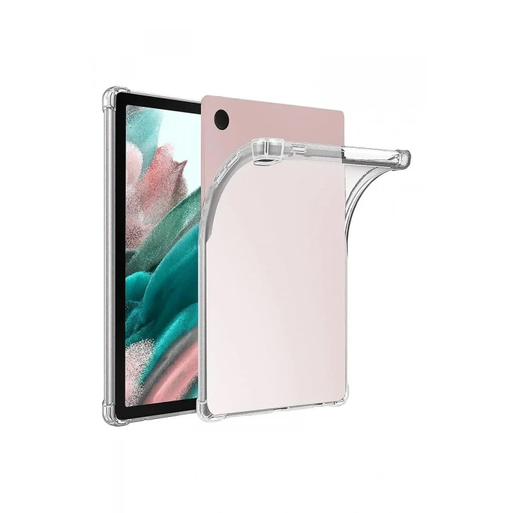 Mey İthalat®  Samsung Galaxy X510 Tab S9 FE 11 Kılıf Anti Shock Tablet Silikon - Şeffaf