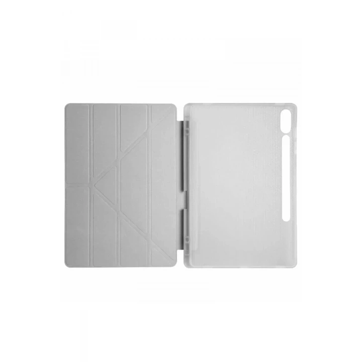 Mey İthalat®  Samsung Galaxy X510 Tab S9 FE 11 Kılıf Kalemlikli Mars Tablet Kılıfı - Gri