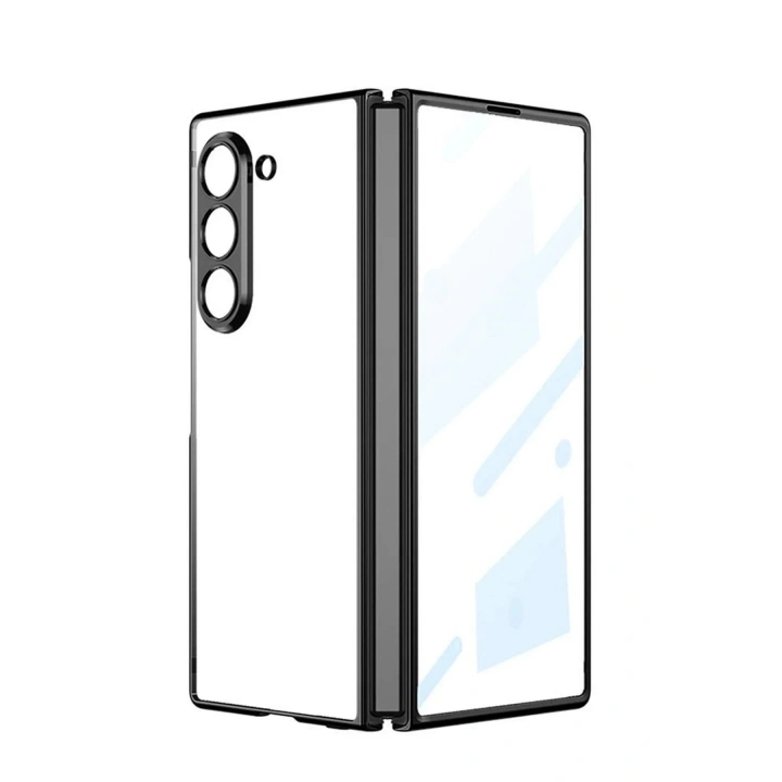 Mey İthalat®  Samsung Galaxy Z Fold 5 Kılıf Fold Element Kapak - Siyah