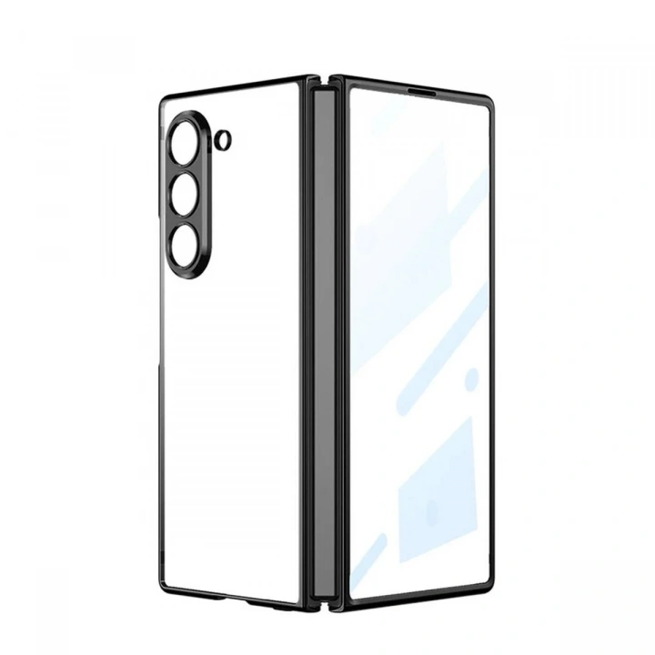 Mey İthalat®  Samsung Galaxy Z Fold 5 Kılıf Fold Element Kapak - Siyah