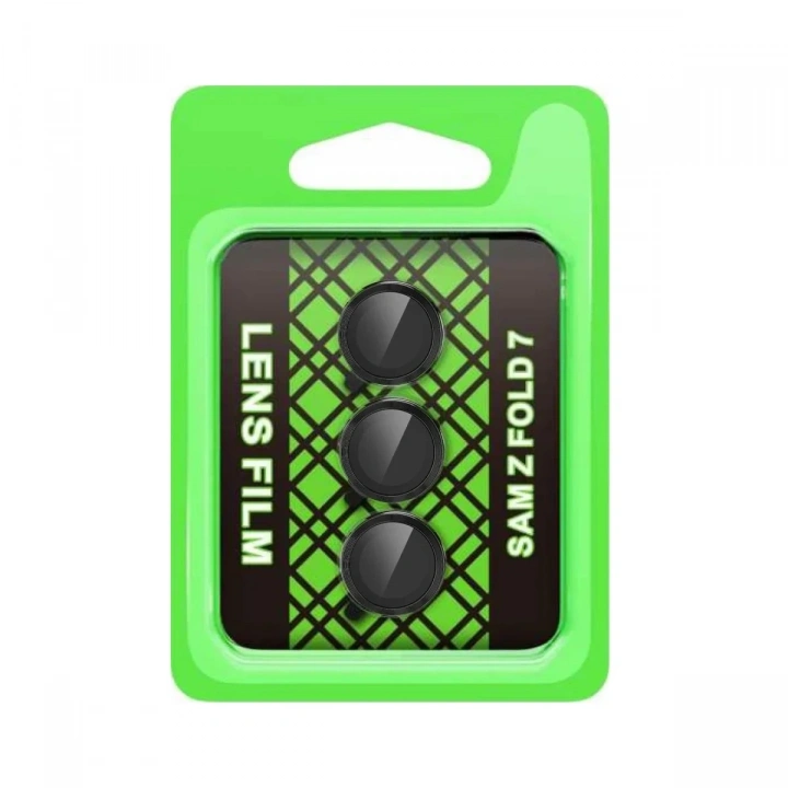 Mey İthalat®  Samsung Galaxy Z Fold 7 Raze Metal Kamera Lens - Siyah